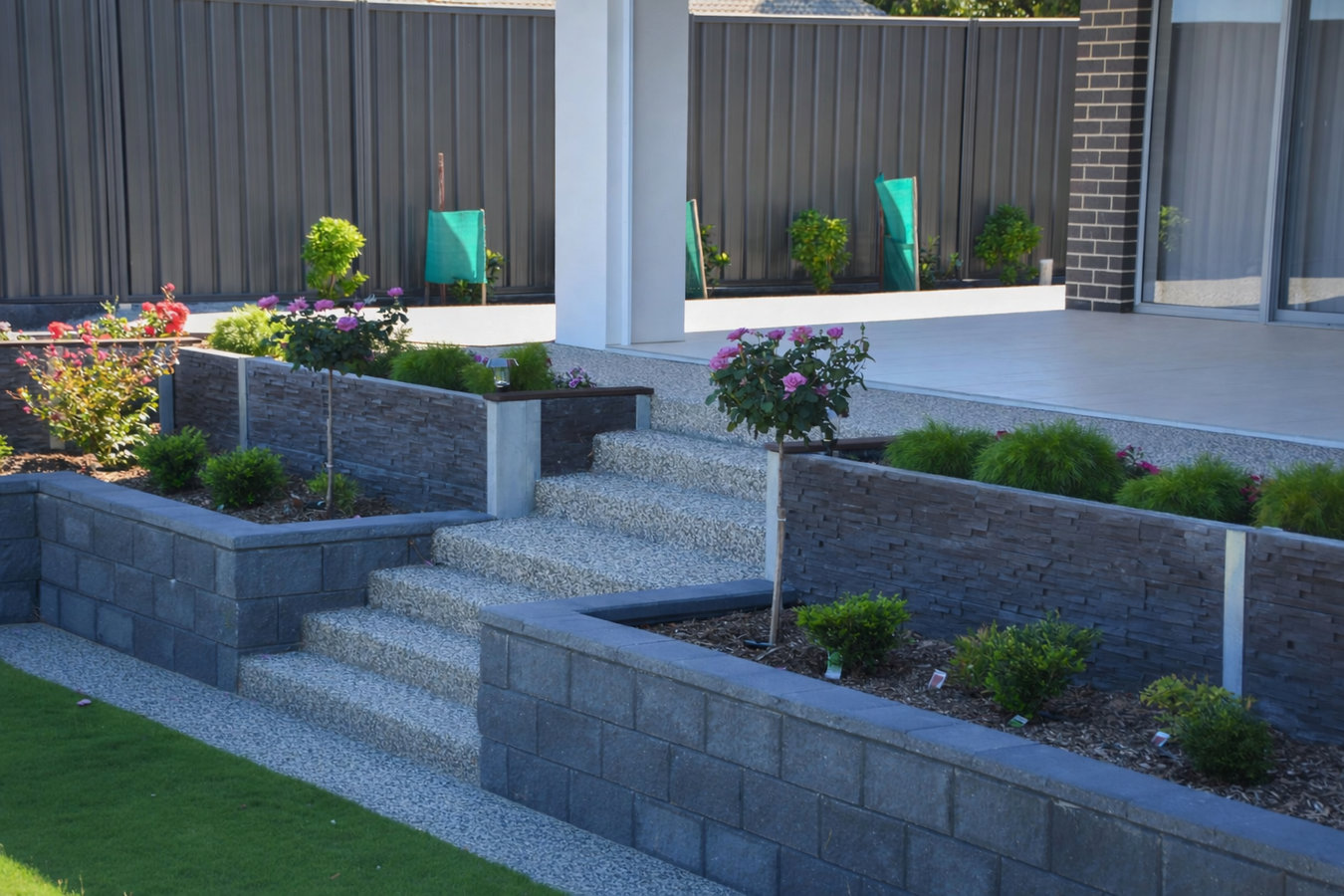 Concrete retaining walls in Decatur, IL